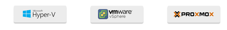 Hyper-V, vmWare, Proxmox