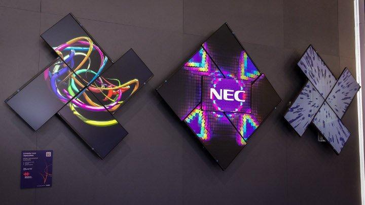 3 videowalls de NEC impulsados por la plataforma de Userful en Infocomm 2018